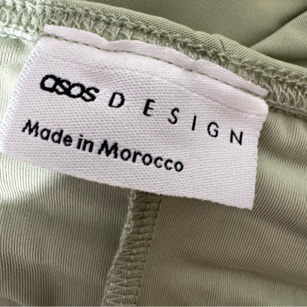 ASOS Sage Green Halter Maxi Dress - Picture 6 of 7